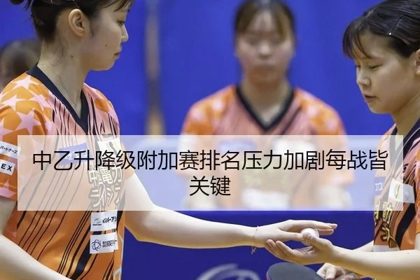 中乙升降级附加赛排名压力加剧每战皆关键